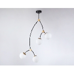 Светитльник Ambrella Light TR2575/4 BK/SB черный/бронза E27/4 max 60W D790*1120, фото 1