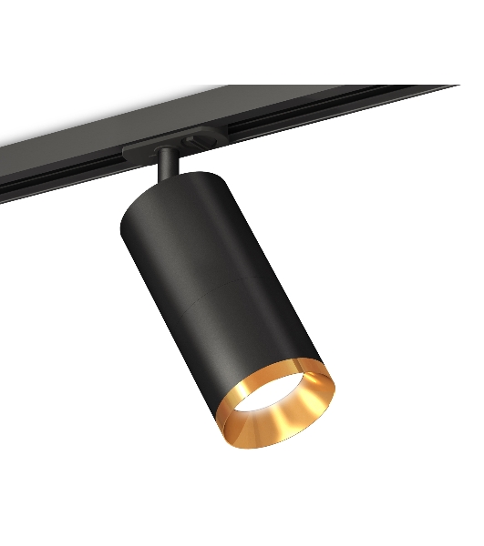 Светильник Ambrella light XT7402101 SBK/PYG черный песок/золото желтое полированное MR16 GU5.3
