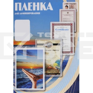 Пленка для ламинирования Office Kit, 250 мкм, A4, 100 шт., глянцевая 216х303 (PLP12123-1)