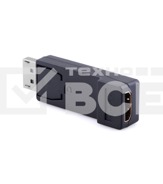 Переходник Greenconnect DisplayPort 20M AM - HDMI 19F, GCR-CVDP03 Greenconnect Переходник DisplayPort 20M AM - HDMI 19F, GCR-CVDP03