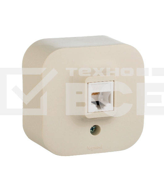 Розетка RJ11 Legrand 782244 (Слоновая кость)