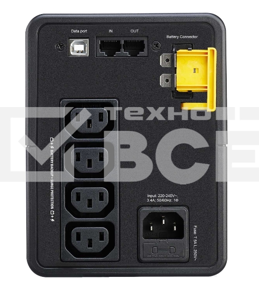 Источник бесперебойного питания APC Back-UPS BX750MI 410Вт 750ВА черный