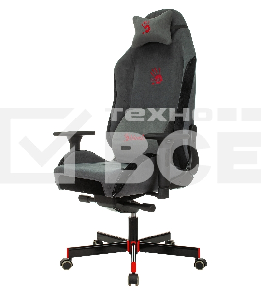 Кресло игровое A4Tech Bloody GC-420 серый, крестовина металл