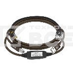 Кабель активный GCR 5.0m USB 2.0, AM/BM, черно-прозрачный, с усилителем сигнала, разъем для доп.питания, 28/24 AWG, фото 1