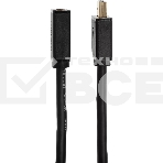 Кабель удлинительный HDMI-19M---HDMI-19F ver 2.0, 2m, TELECOM TCG235MF-2M, фото5