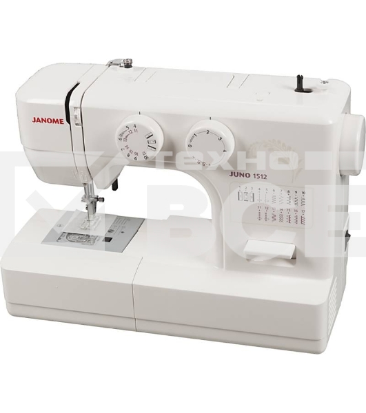 Швейная машина Janome Juno 1512 белый