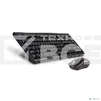 Клавиатура + мышь A4Tech 3000NS клав:черный мышь:черный USB беспроводная Multimedia, фото3