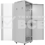 Напольный шкаф Rexant серии Standart 42U 600х800 мм, передняя дверь стекло, задняя дверь металл, RAL 7035 (состоит из 2 частей), фото8