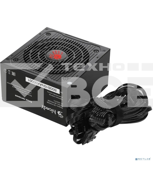 Блок питания Bloody BD-PS550B, 550Вт, 80 PLUS Bronze, 120мм, черный