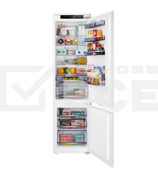 Встраиваемый холодильник Maunfeld MBF19354NFWGR LUX Inverter