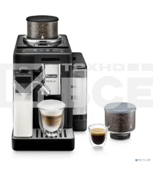 Кофемашина автоматическая Delonghi EXAM440.35.B черный, исп. кофе - молотый/зерновой 1,4 л, 1450 Вт, 19 Бар