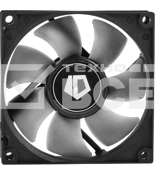 Вентилятор для корпуса ID-Cooling NO-8025-SD черный, 80 мм, 2000 об/мин, 21 дБ, 3 pin