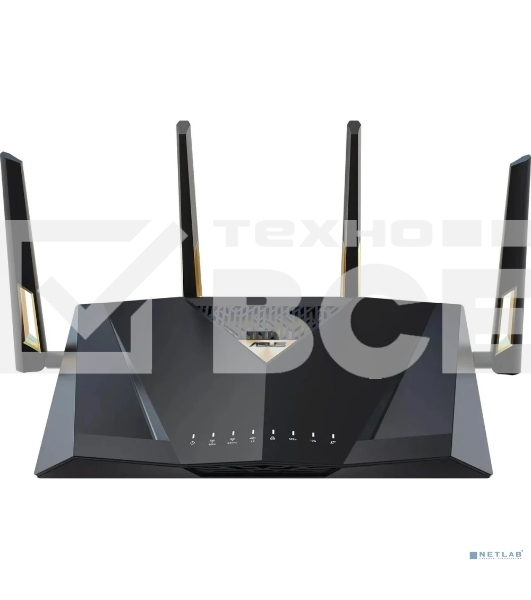 Маршрутизатор ASUS RT-BE88U, черный/желтый, 90IG08V0-MO3N0V