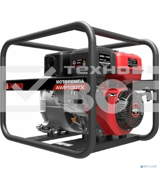 Мотопомпа A-ipower бензиновая для сильно загрязненной воды AWP100TX 30341