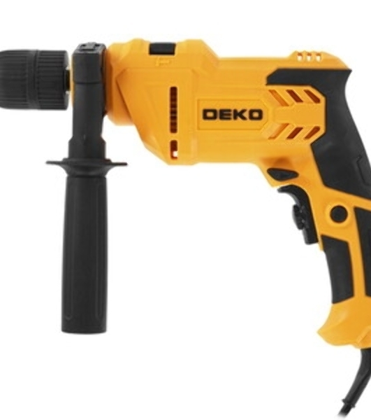Дрель Deko DKID850W, 850 Вт, сетевая, ударная