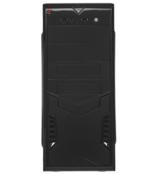 Компьютерный корпус ExeGate EX280389RUS Miditower ExeGate CP-604 Black, ATX, (CP500W, 80мм), 2хUSB, Audio