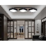 Светильник Ambrella light FL4878/3 BK/WD черный/дерево 54W 3000-6000K 680*200*70 (без ПДУ), фото3