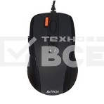 Мышь проводная A4Tech N-70FX черный, 1600 dpi, USB, кнопки - 7, фото 1