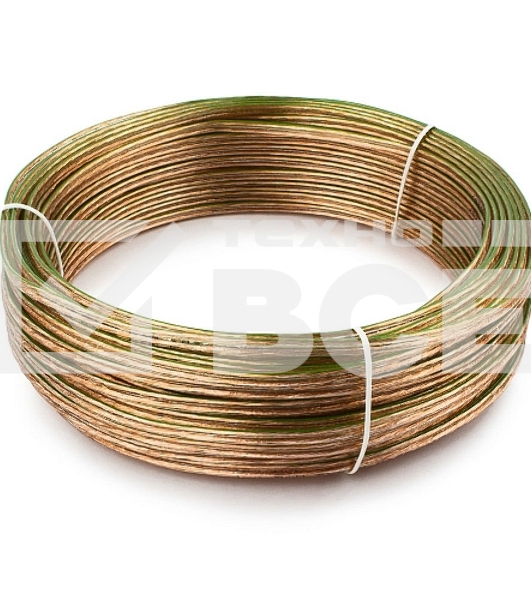 Акустический кабель Cablexpert CC-TC2x0,5-30M, прозрачный,  30 м, бухта