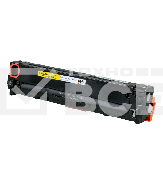 Картридж лазерный Sakura CB542A для HP Color LJ CM1312MFP/CP1215/CP1515/CP1518, желтый, 1500 к.