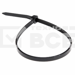 Хомут-стяжкa нeйлонoвая Rexant 250x3,6 мм, черная, упаковка 25 шт.