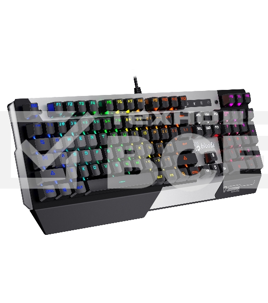 Клавиатура A4Tech Bloody B865N механическая серый/черный USB for gamer LED