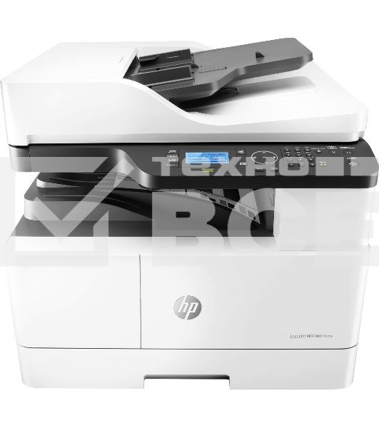 МФУ лазерный HP LaserJet MFP M443nda (8AF72A), A3, ч/б, печ. до 25 стр/мин. (А4) до 13 стр/мин. (А3), скан. до 21 стр/мин., 1200 x 1200 dpi (печать) 600x600dpi (скан.), USB, RJ-45