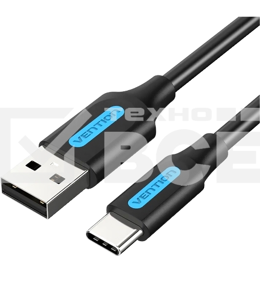 Кабель Vention USB Type C M/USB 2.0 AM - 1м.