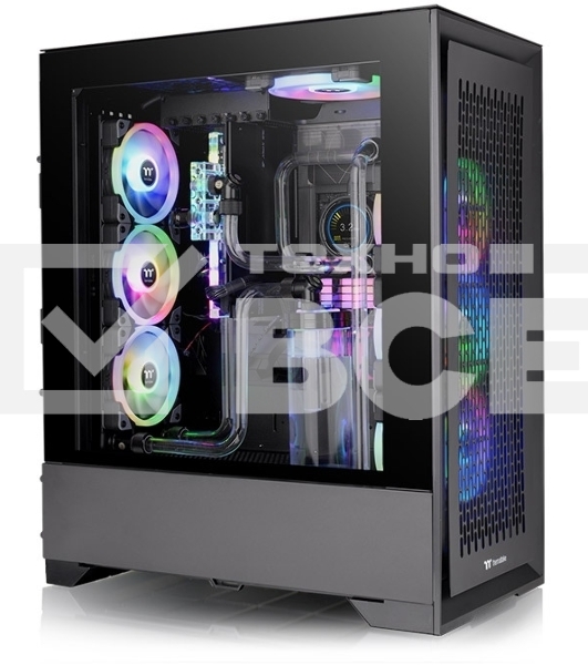 Компьютерный корпус Thermaltake CTE T500 Air черный без БП ATX 3x140mm 2xUSB3.0 1xUSB3.1 audio bott PSU