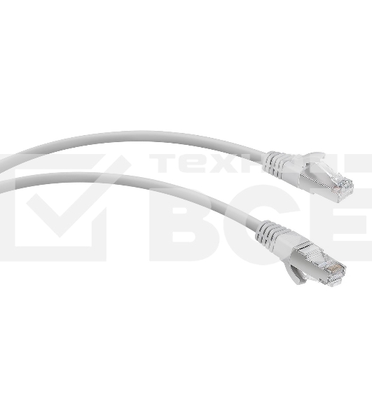 Патч-корд WRline WR-PC-RJ45-FTP-5E-7-GY F/UTP общий экран RJ-45 вил.-вилка RJ-45 кат.5E 7м серый LSZH (уп.:1шт)