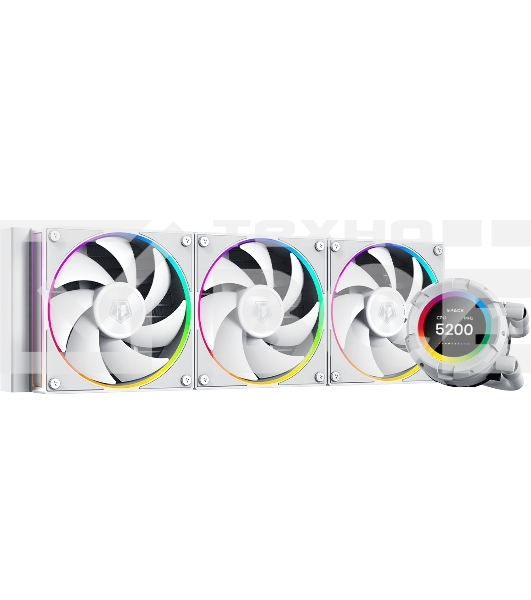 Система водяного охлаждения ID-Cooling SL360 белый 120мм алюминий+медь 2000rpm 30db 4-pin 350W