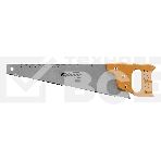 Ножовка по дереву Sparta 450 мм, 7-8 ТРI, каленый зуб, линейка, деревянная рукоятка, фото2