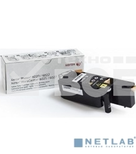 Картридж лазерный XEROX 106R02762 желтый для Phaser 6020/22/WC 6025/27 (1000 стр.)(Channels)