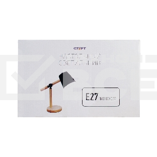 Светильник настольный СТАРТ CT83, E27, до 40Вт, 1,5м, черный