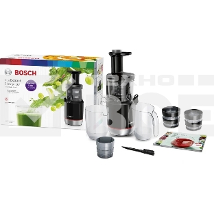 Соковыжималка шнековая Bosch MESM731M черный
