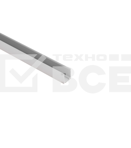 Профиль алюминиевый анодированный для гибкого неона Neon-night 16х16мм, 2м