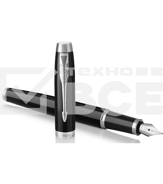 Ручка перьевая Parker IM Core F321 (CW1931644) Black CT F сталь нержавеющая подар.кор.