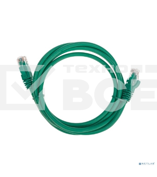 Патч-корд U/UTP REXANT категория 6, RJ45-RJ45, неэкранированный, 26AWG, LSZH, зеленый, 1.5 м