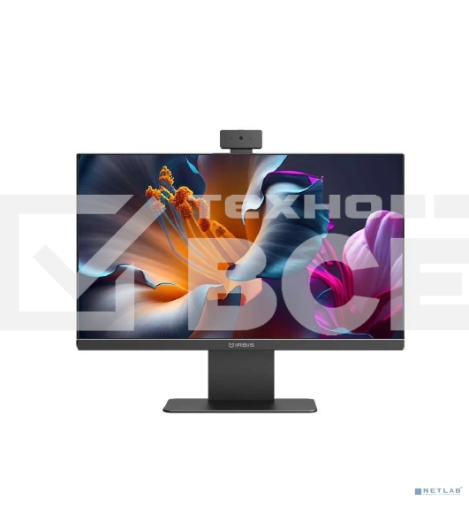 Моноблок IRBIS GroovyAIO 24; 23.8“(N100;8GB/256GB;IPS;16:9;1920x1080x100Hz;1000:1;250Cd/m2;5ms;HDMI(out);VGA;USB-C;4*USB2.0;2*USB3.1;RJ45;WebC 5MP;WIFI6;BT5.0;Tilt;Spk2*3W;keyb+mouse;Win11Pro(Китай)