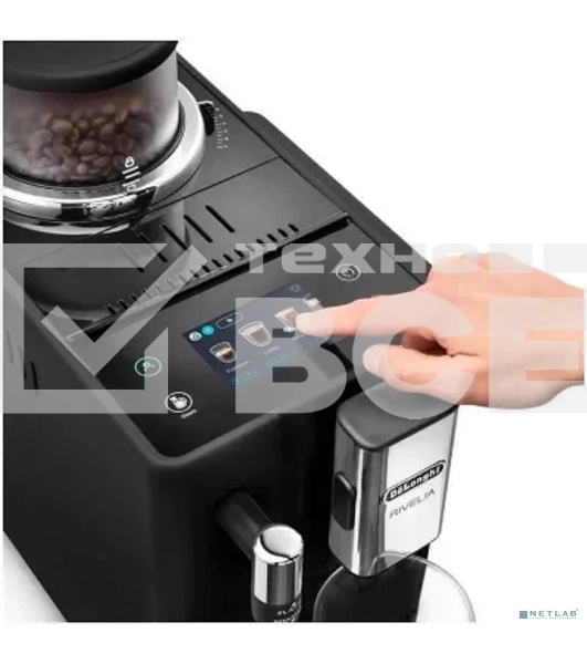 Кофемашина автоматическая Delonghi EXAM440.35.B черный, исп. кофе - молотый/зерновой 1,4 л, 1450 Вт, 19 Бар
