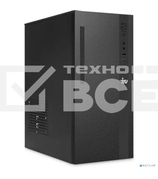 Компьютер IRU 310SC MT i3 12100 (3.3) 8Gb SSD 256Gb UHDG 730 Win 11Pro GbitEth 200W черный (1969049)