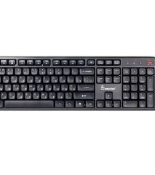 Комплект клавиатура+мышь Smartbuy 106AG беспроводной, USB, 1600 DPI, чёрный