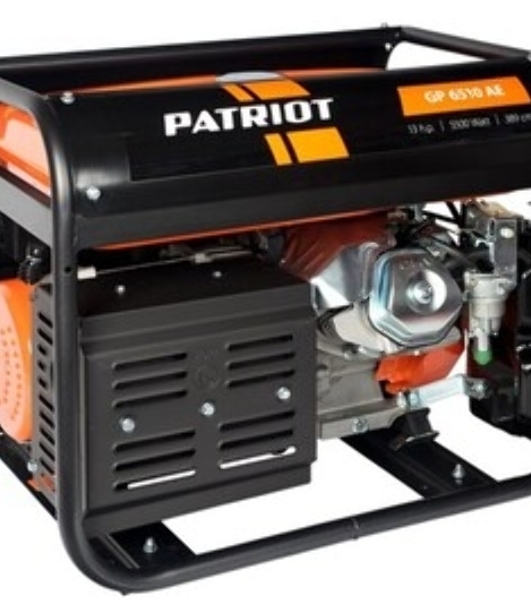Электрогенератор бензиновый Patriot GP 6510AE, 5.5 кВт, 78 дБ, 80 кг