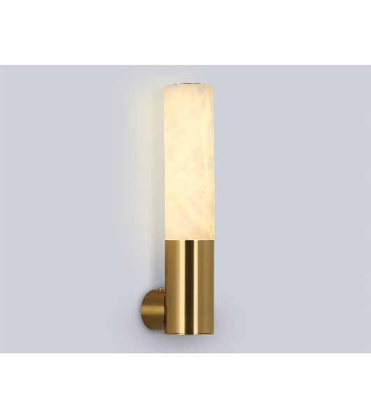 Настенный светильник Ambrella light LH53688 BS/WH латунь/белый 6W 3000K 85*60*300