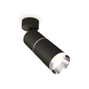 Светильник Ambrella Light XM6313010 SBK/PSL черный песок/серебро полированное MR16 GU5.3 (A2210, C6302, A2060, C6313, N6132)