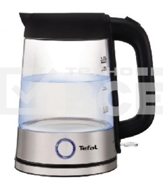 Чайник электрический Tefal KI750D30 1.7 л, 1700 Вт, серебристый/металл