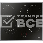 Встраиваемая варочная панель Hansa BHCI66706 Стеклокерамика, независимая, сенсорное управление, таймер, рамка, черная, фото4