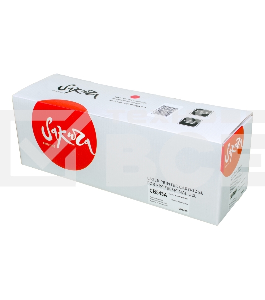 Картридж лазерный Sakura CB543A для HP Color LJ CM1312MFP/CP1215/CP1515/CP1518, пурпурный, 1500 к.