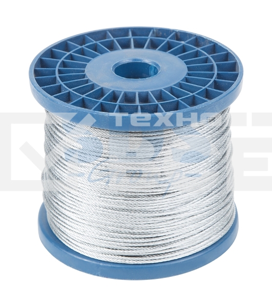 Трос стальной DIN 3055 (6x7) М3 (бобина 200 м)