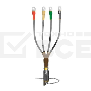 Муфта кабельная концевая внутренней установки 1кВ КВТпН 4х(70-120мм) с болтовыми наконечниками Нева-Транс Комплект 22020035